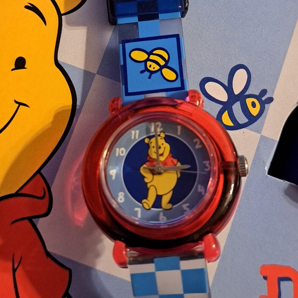 NIB Vintage SII Winnie The Pooh Watch &Snow Globe Set DISNEY - Picture 9 of 11